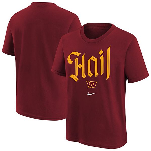 Футболка Youth burgundy Washington Commanders Hail Nike
Футболка Youth burgundy Washington Commanders Hail Nike