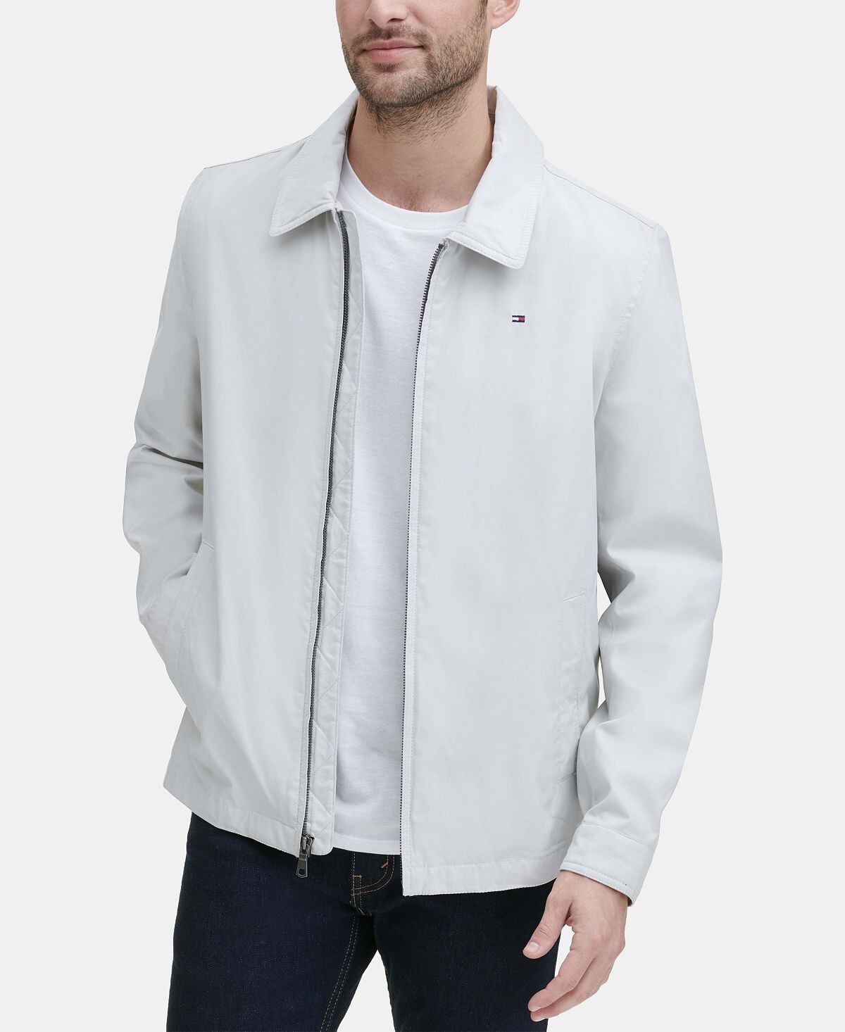 Мужская легкая куртка с молнией спереди Tommy Hilfiger, Серый, Мужская легкая куртка с молнией спереди Tommy Hilfiger
Мужская легкая куртка с молнией спереди Tommy Hilfiger, Серый, Мужская легкая куртка с молнией спереди Tommy Hilfiger