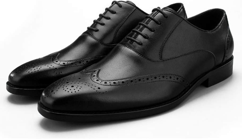 Мужские туфли, кожаные деловые туфли на шнуровке, ручной работы из коровьей кожи, дышащие, для формальной носки, прогулок, вечеринок и банкетов, городской стиль, коричневые - 41/UK 7.5/US 8 Jlfzc
Мужские туфли, кожаные деловые туфли на шнуровке, ручной работы из коровьей кожи, дышащие, для формальной носки, прогулок, вечеринок и банкетов, городской стиль, коричневые - 41/UK 7.5/US 8 Jlfzc