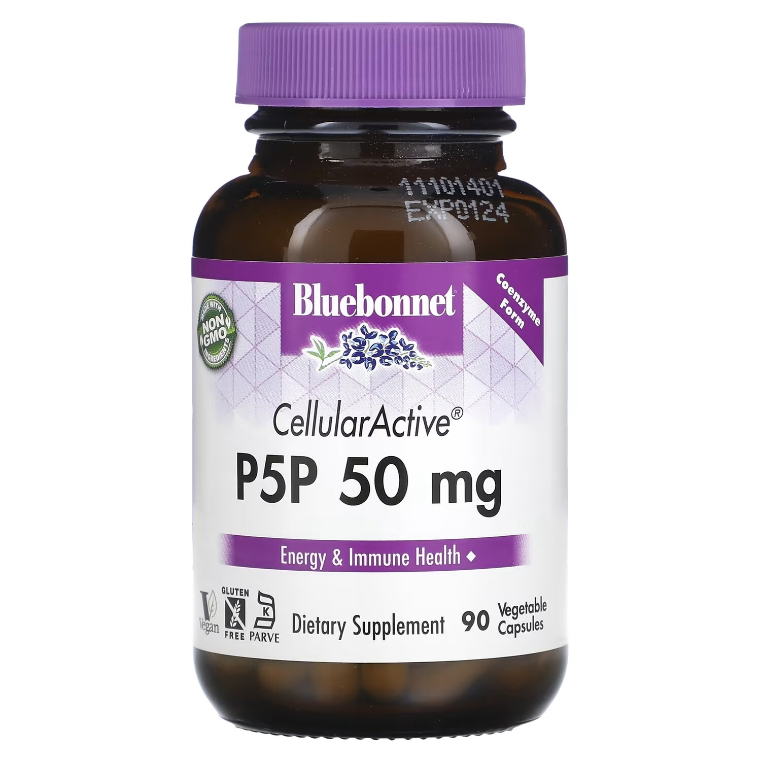 Bluebonnet Nutrition P-5-P 50 мг, 90 растительных капсул
Bluebonnet Nutrition P-5-P 50 мг, 90 растительных капсул