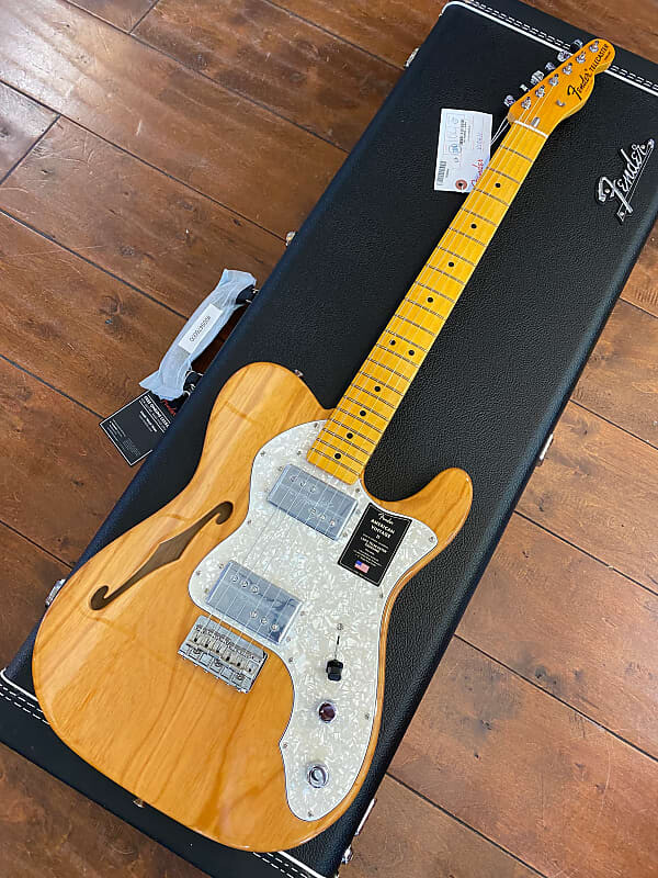 Fender American Vintage II 1972 Telecaster Thinline MN AGN #V10611 (7 фунтов, 12,7 унции) 0110392834
Fender American Vintage II 1972 Telecaster Thinline MN AGN #V10611 (7 фунтов, 12,7 унции) 0110392834