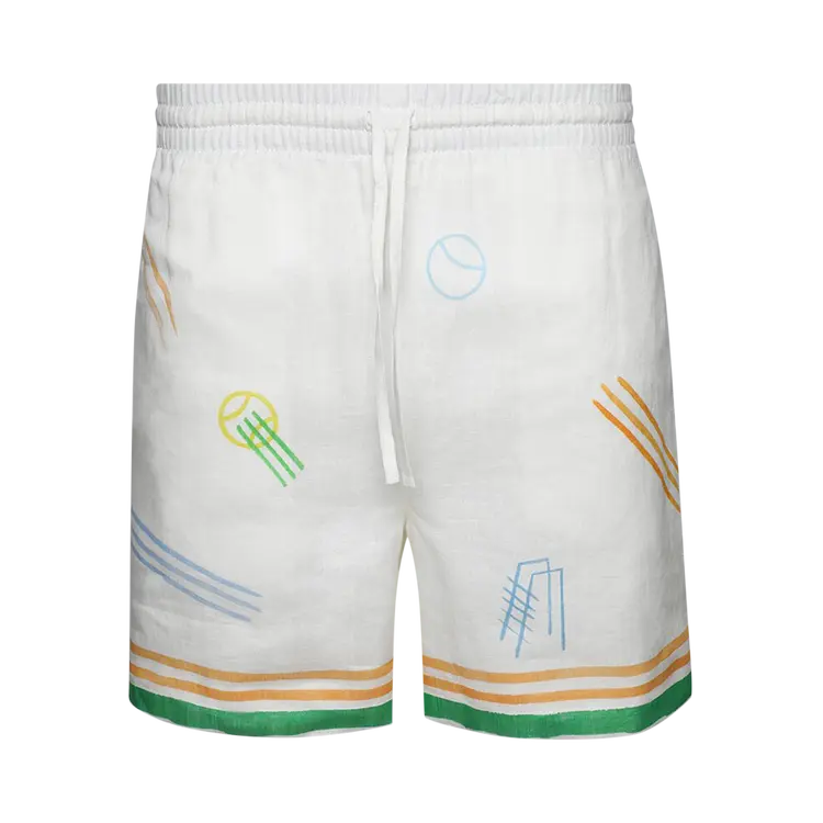 Шорты Casablanca Printed Linen 'Le Jeu', белый
Шорты Casablanca Printed Linen 'Le Jeu', белый