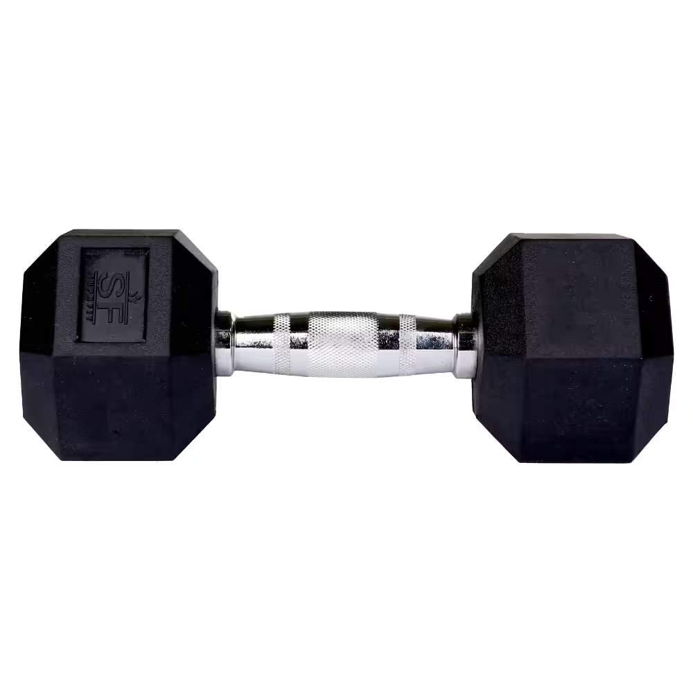 Гантели с резиновым покрытием Suprfit Hex, 2 х 17.5 кг, черный/серебро
Гантели с резиновым покрытием Suprfit Hex, 2 х 17.5 кг, черный/серебро