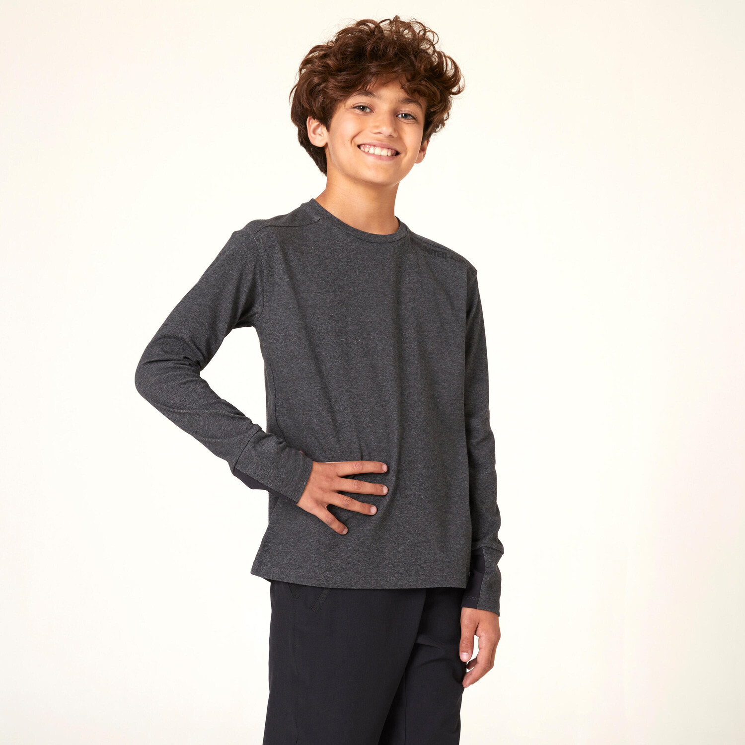 Рубашка лонгслив хлопок - 500 серый DOMYOS, серый/черный
Рубашка лонгслив хлопок - 500 серый DOMYOS, серый/черный