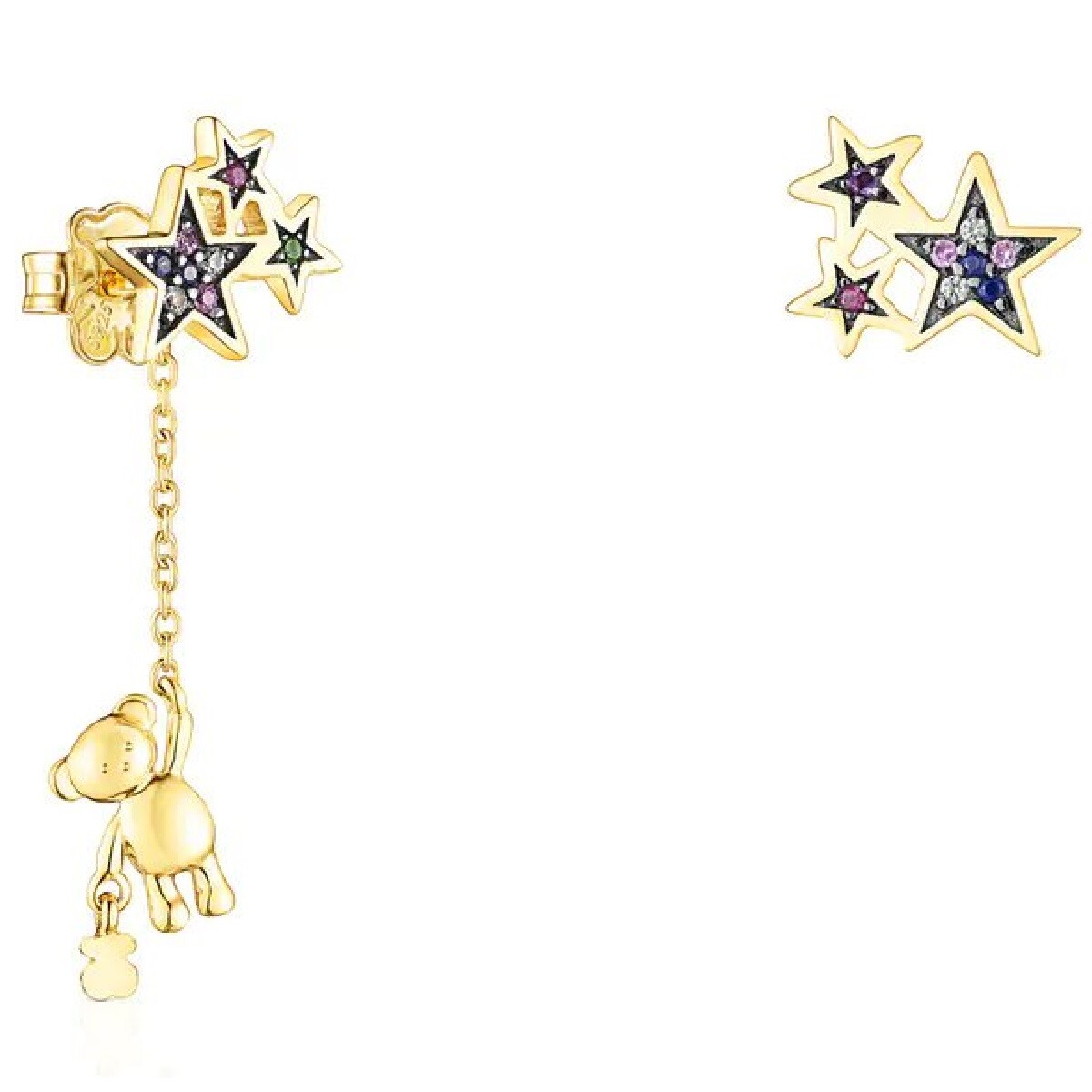 Серьги Tous Teddy Bear Stars Short/long, позолоченное серебро/сапфир/кристалл кварца/рубин
Серьги Tous Teddy Bear Stars Short/long, позолоченное серебро/сапфир/кристалл кварца/рубин