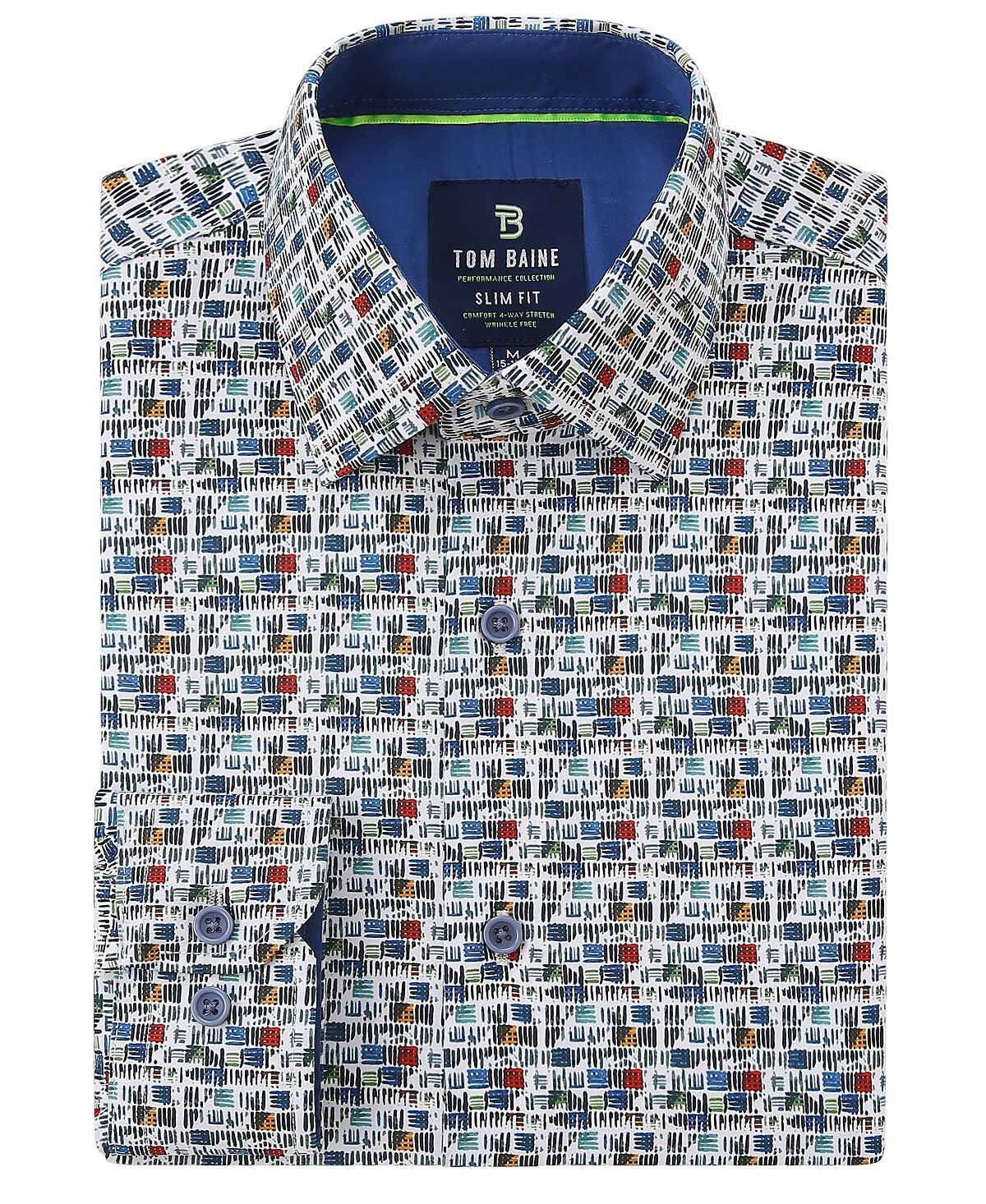 Мужская классическая рубашка slim fit с длинным рукавом и принтом Tom Baine, мульти
Мужская классическая рубашка slim fit с длинным рукавом и принтом Tom Baine, мульти