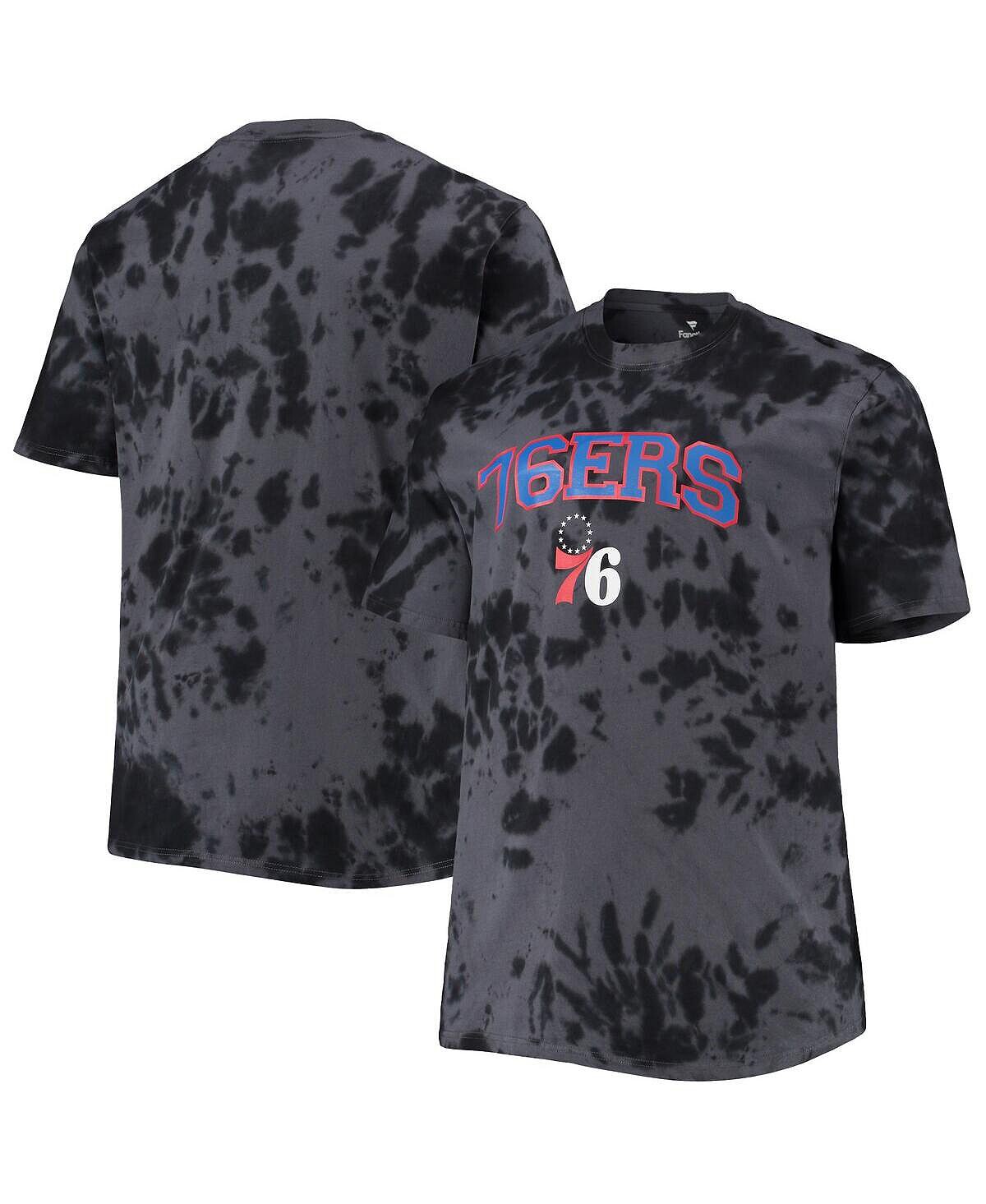 Мужская черная футболка philadelphia 76ers big and tall marble dye tonal performance Profile, черный
Мужская черная футболка philadelphia 76ers big and tall marble dye tonal performance Profile, черный