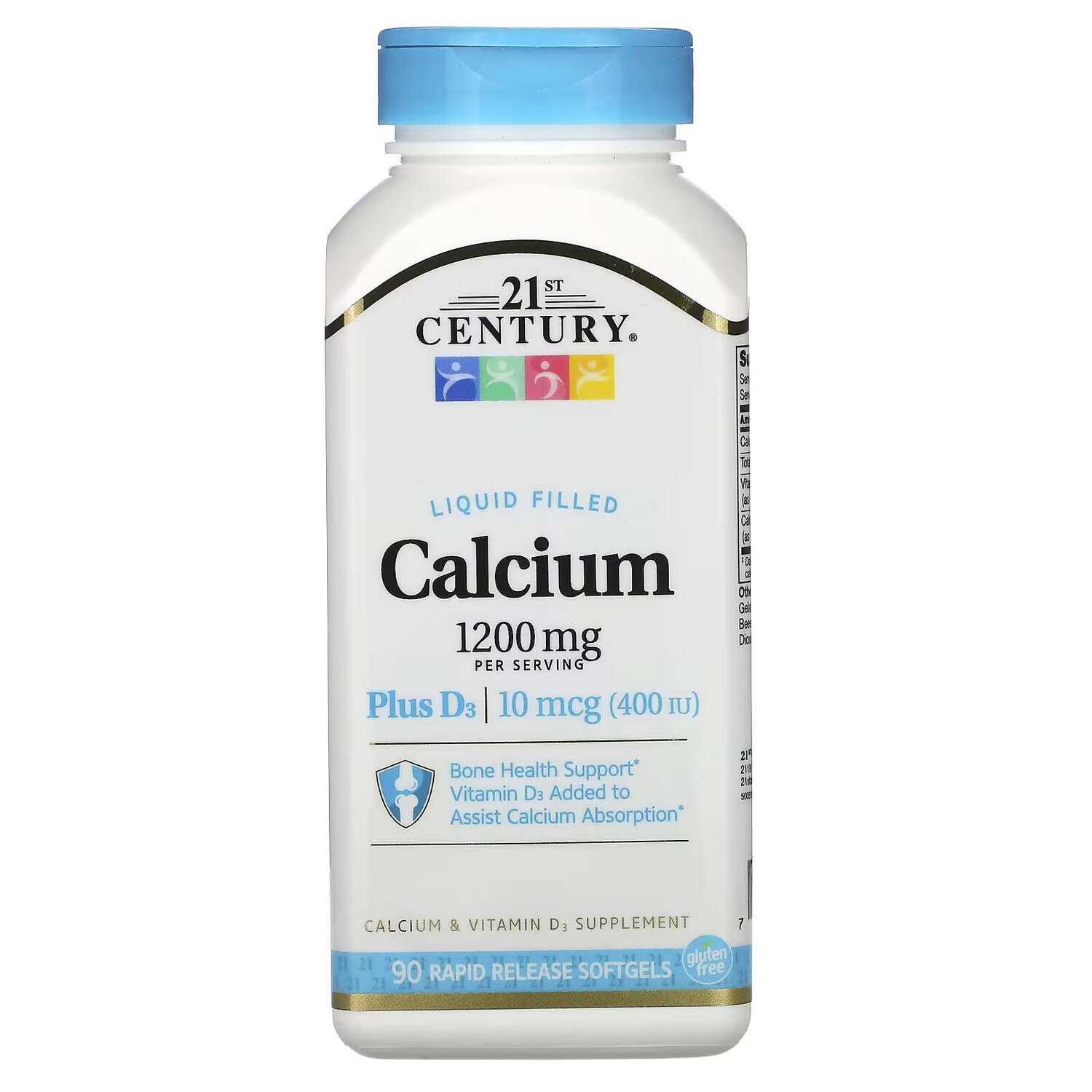 21st Century, Жидкий кальций с витамином D3, 600 мг, 90 мягких таблеток с быстрым высвобождением
21st Century, Жидкий кальций с витамином D3, 600 мг, 90 мягких таблеток с быстрым высвобождением