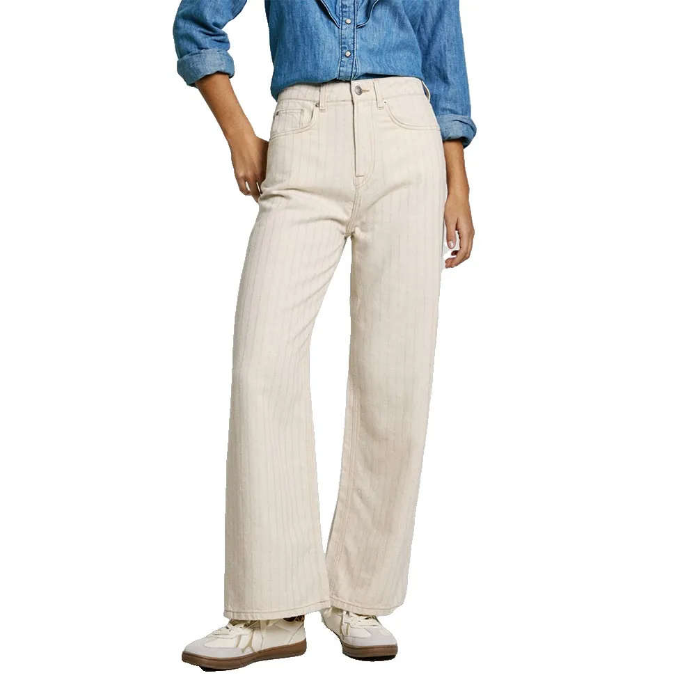 Джинсы Pepe Straight high waist, бежевый
Джинсы Pepe Straight high waist, бежевый