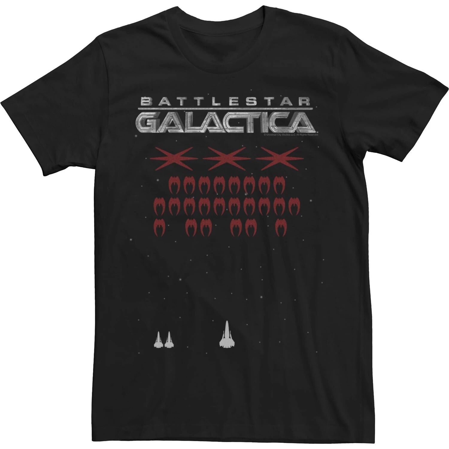 Мужская футболка в стиле Battlestar Galactica Space Invaders Licensed Character
Мужская футболка в стиле Battlestar Galactica Space Invaders Licensed Character