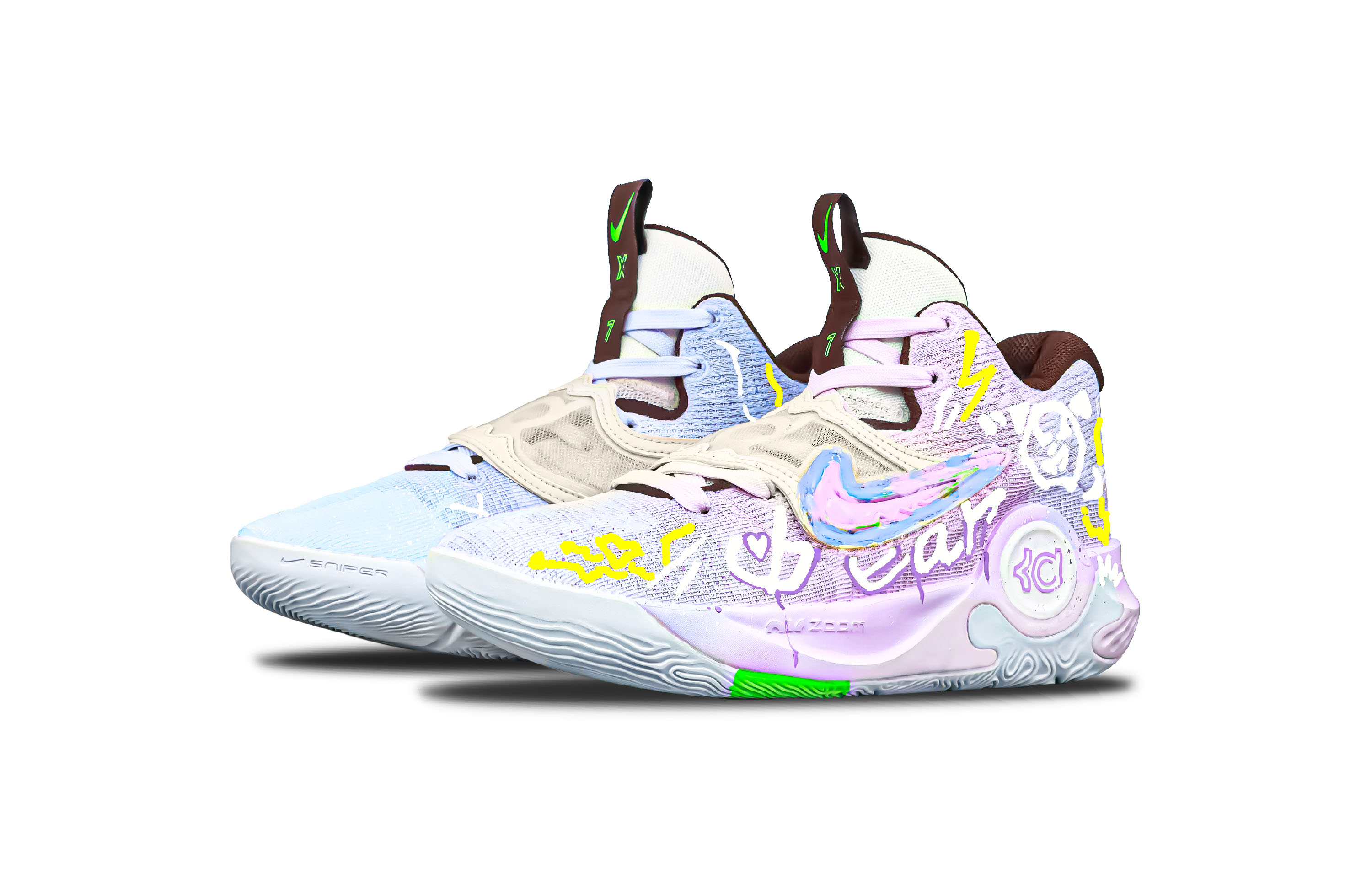 Nike Баскетбольные кроссовки KD Trey 5 X мужские, низкие, белые/фиолетовые/синие
Nike Баскетбольные кроссовки KD Trey 5 X мужские, низкие, белые/фиолетовые/синие