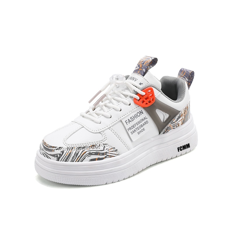 Прочные дышащие низкие повседневные кроссовки для детей FCMM, белый/оранжевый
Прочные дышащие низкие повседневные кроссовки для детей FCMM, белый/оранжевый