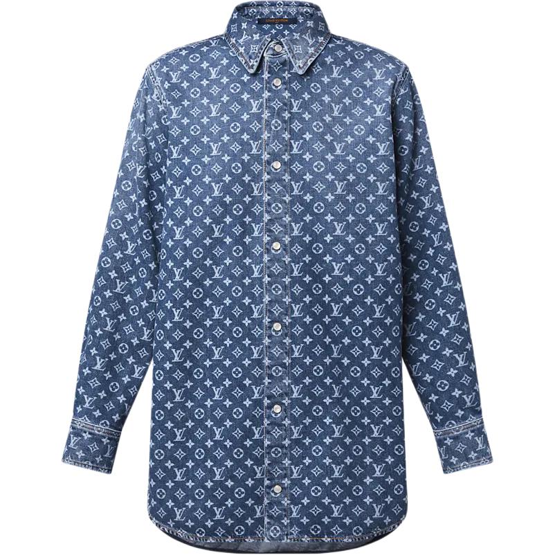 Джинсовая рубашка monogram LOUIS VUITTON, синий
Джинсовая рубашка monogram LOUIS VUITTON, синий