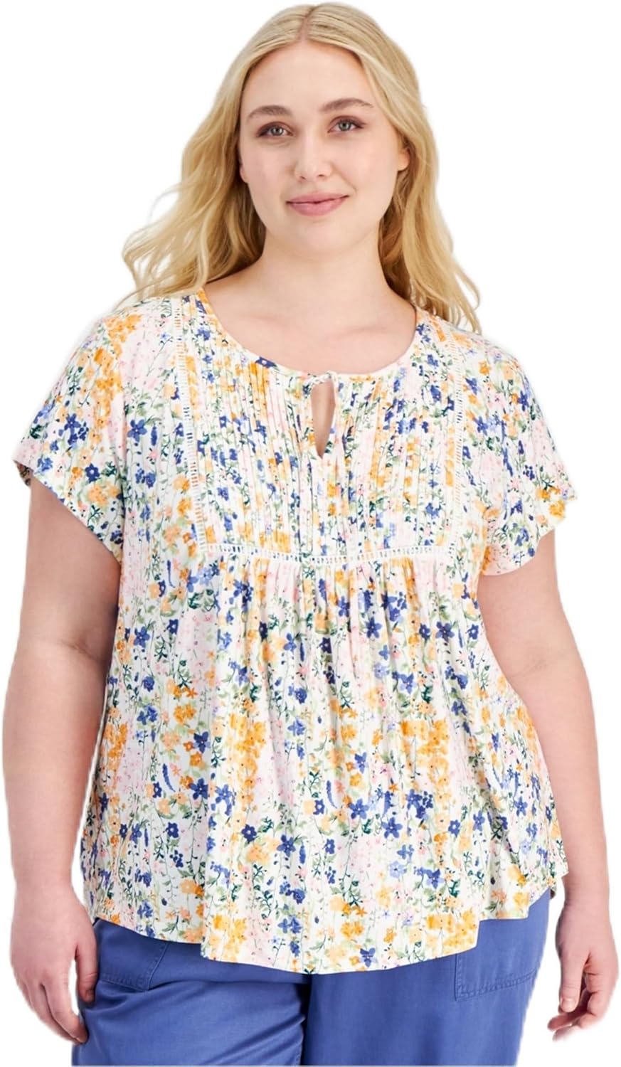 Женская блузка с цветочным принтом и баской Tommy Hilfiger, White
Женская блузка с цветочным принтом и баской Tommy Hilfiger, White