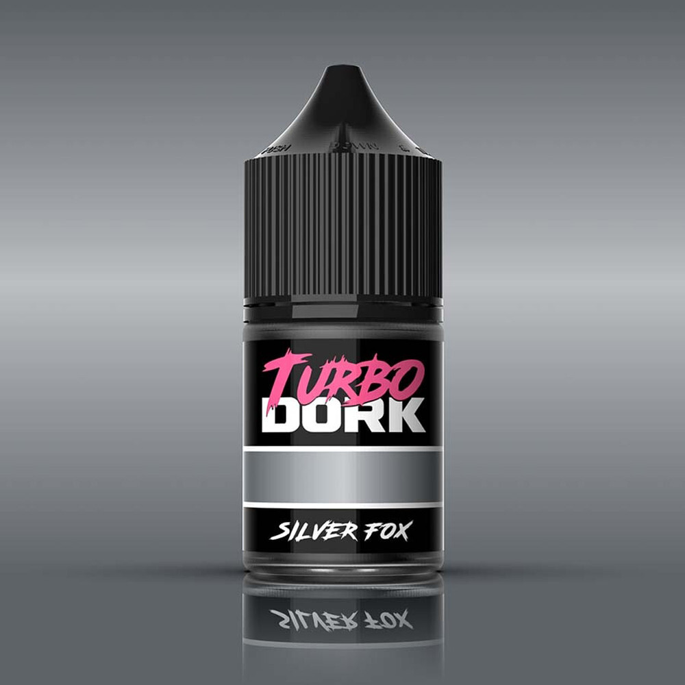 Аксессуары Turbo Dork Metallic Acrylic Paint: Silver Fox (22ml)
Аксессуары Turbo Dork Metallic Acrylic Paint: Silver Fox (22ml)