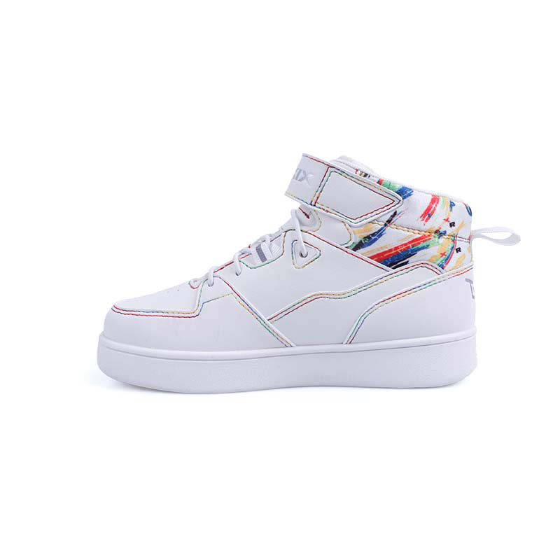 Детские скейтерские кроссовки Kids ROBOKIX, белый/серебряный 
Детские скейтерские кроссовки Kids ROBOKIX, белый/серебряный