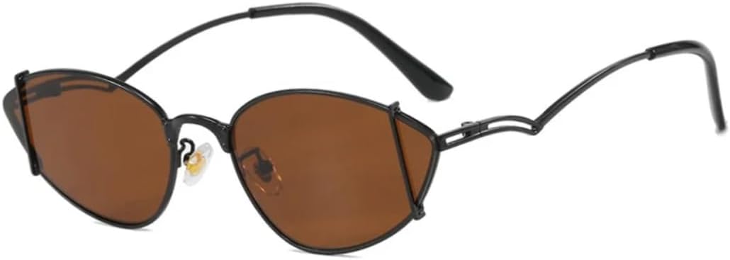 Роскошные металлические полые солнцезащитные очки «кошачий глаз» для женщин, модная оправа в стиле панк, мужские солнцезащитные очки с защитой от УФ-излучения UV400 UATXTAU, Black Brown
Роскошные металлические полые солнцезащитные очки «кошачий глаз» для женщин, модная оправа в стиле панк, мужские солнцезащитные очки с защитой от УФ-излучения UV400 UATXTAU, Black Brown