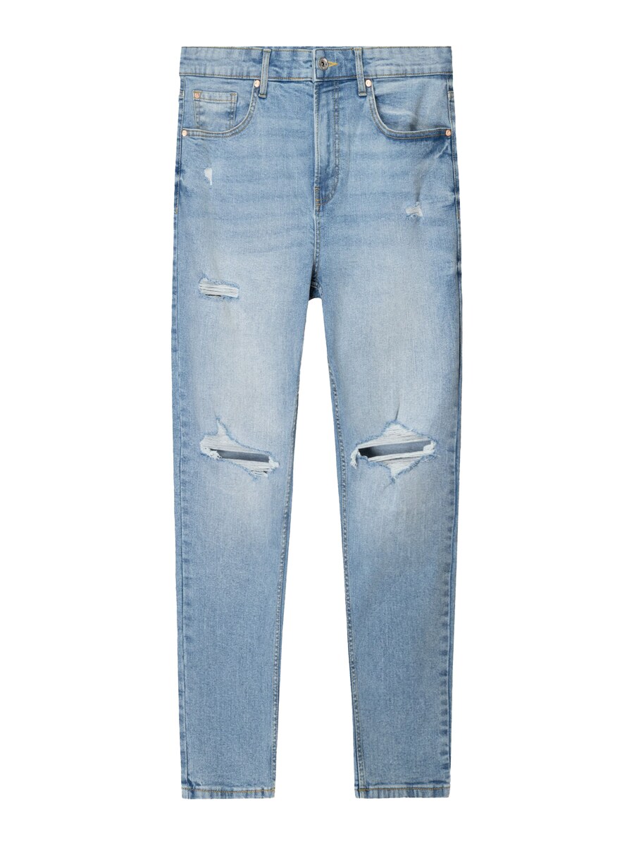 Обычные джинсы Bershka, синий деним
Обычные джинсы Bershka, синий деним