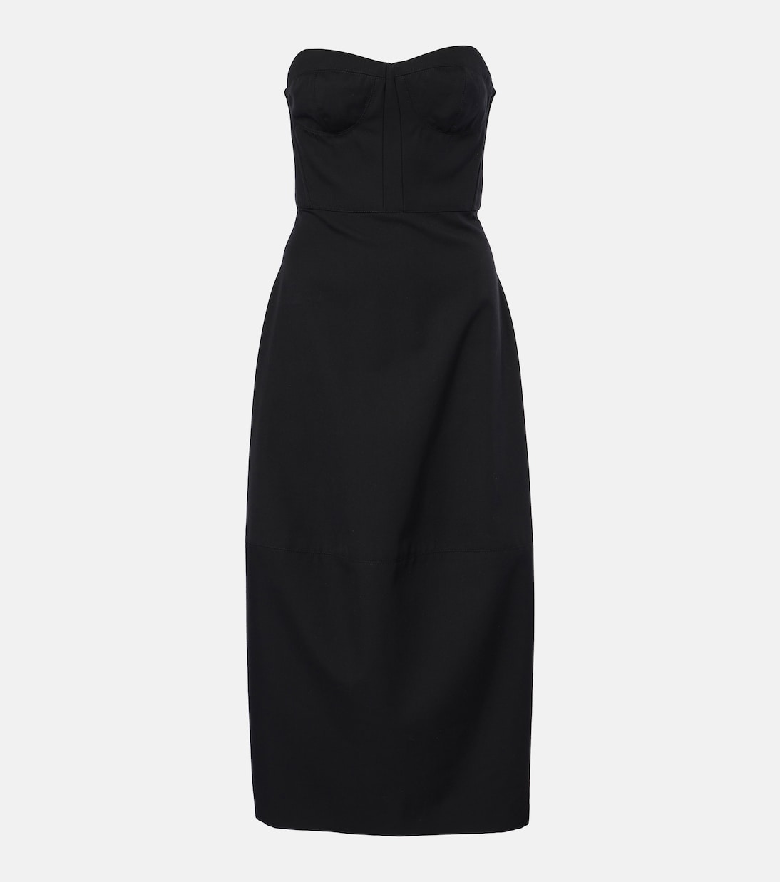 Платье-корсет Jett из хлопка и шерсти Fforme, черный
Платье-корсет Jett из хлопка и шерсти Fforme, черный