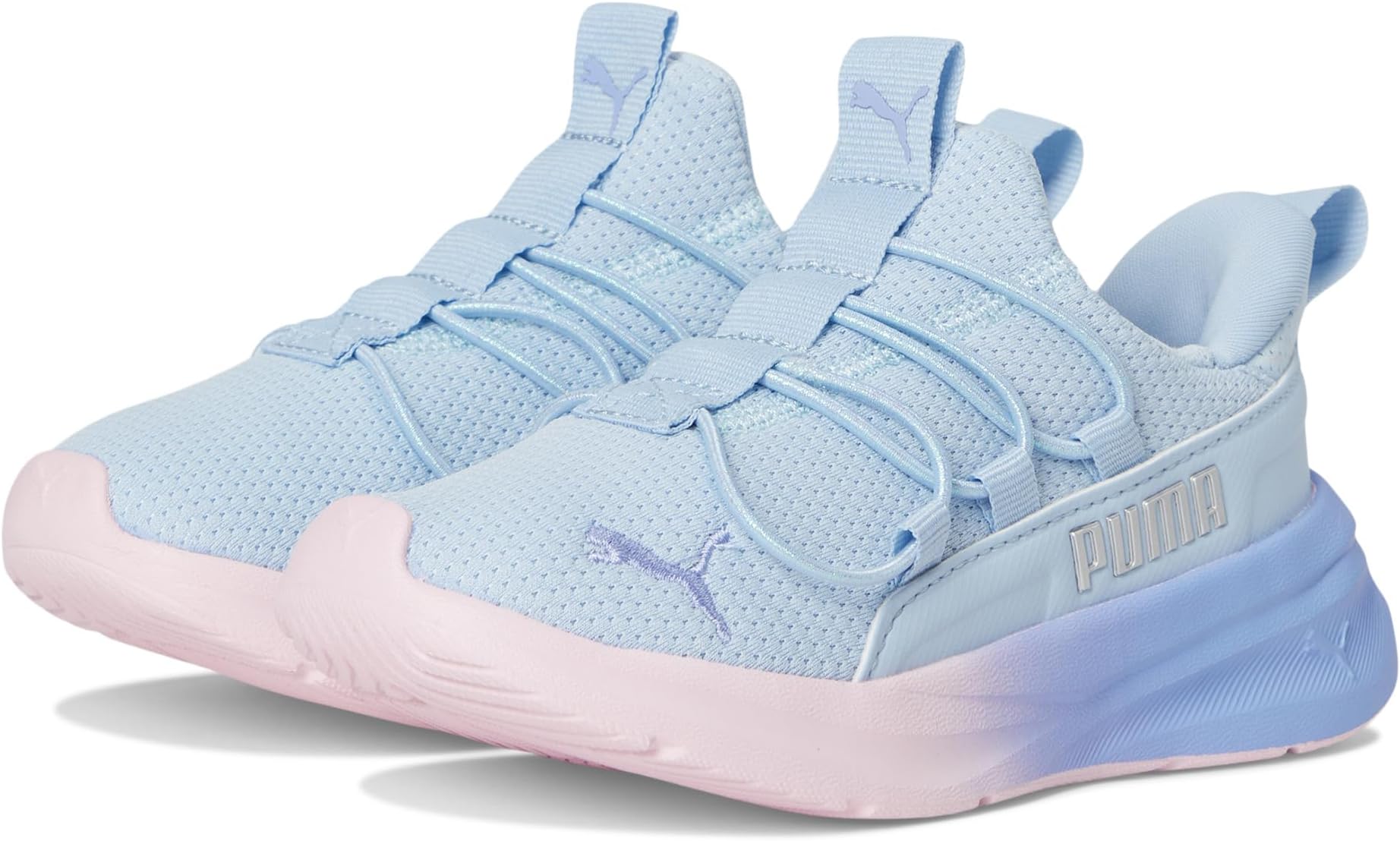 Кроссовки PUMA Kids Softride One4All Slip-On Shoes, Haute Tropic/Intense Lavender/Pearl Pink
Кроссовки PUMA Kids Softride One4All Slip-On Shoes, Haute Tropic/Intense Lavender/Pearl Pink