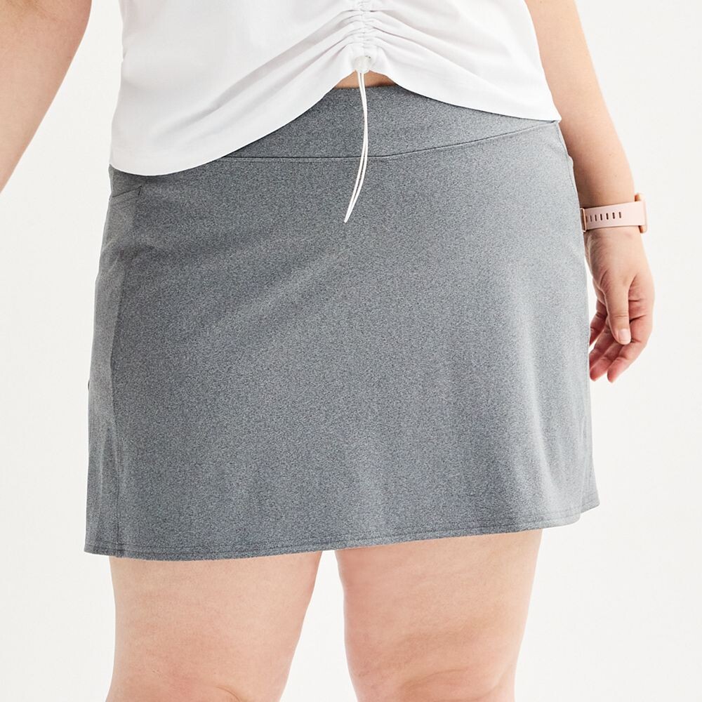 Ультраэластичная юбка больших размеров Tek Gear, цвет Charcoal 
Ультраэластичная юбка больших размеров Tek Gear, цвет Charcoal