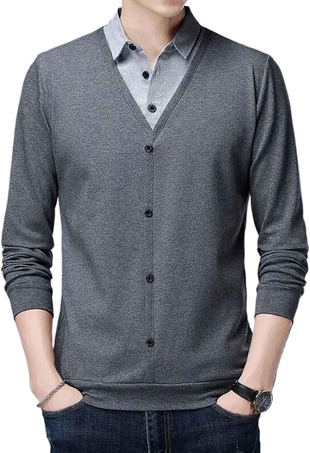 Свитер с лоскутным принтом, длинный рукав, свободный крой FSSNHQHCJ
Свитер с лоскутным принтом, длинный рукав, свободный крой FSSNHQHCJ