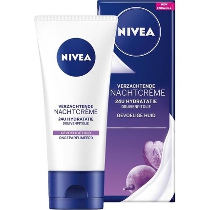 Nivea Essentials Ночной крем для чувствительной кожи 50 мл
Nivea Essentials Ночной крем для чувствительной кожи 50 мл