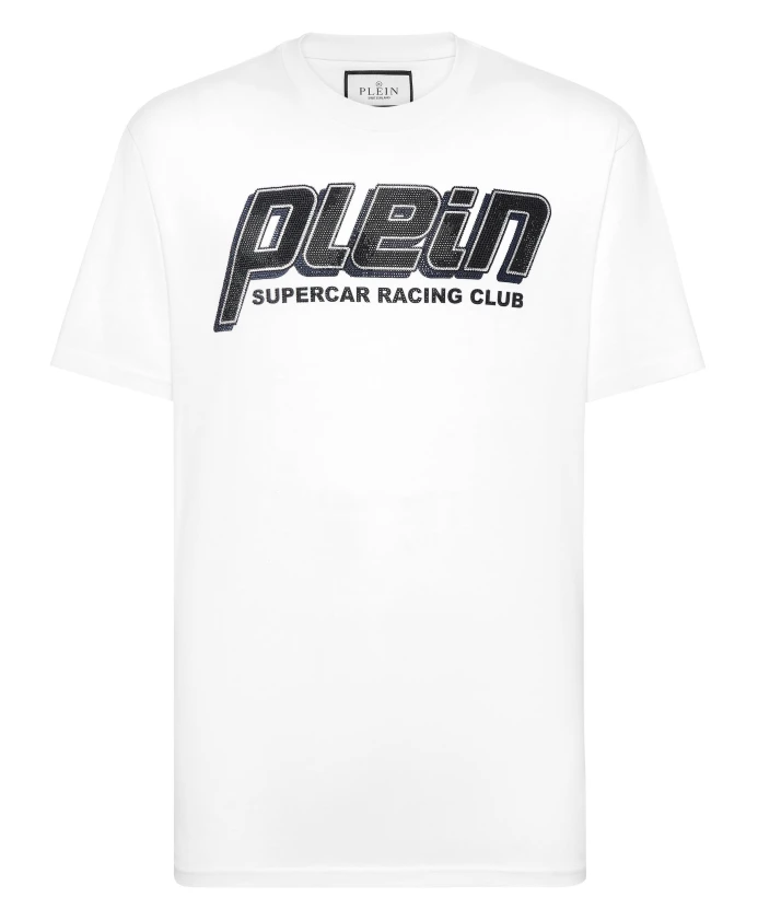 Гоночная футболка с круглым вырезом Philipp Plein, белый
Гоночная футболка с круглым вырезом Philipp Plein, белый