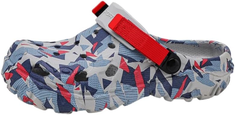 Мужские модные босоножки с цветными блоками и массивной подошвой - дышащие с вырезами, нескользящие шлепанцы из ЭВА, прочная обувь для улицы и активного отдыха летом Clolinde, красный/серый
Мужские модные босоножки с цветными блоками и массивной подошвой - дышащие с вырезами, нескользящие шлепанцы из ЭВА, прочная обувь для улицы и активного отдыха летом Clolinde, красный/серый