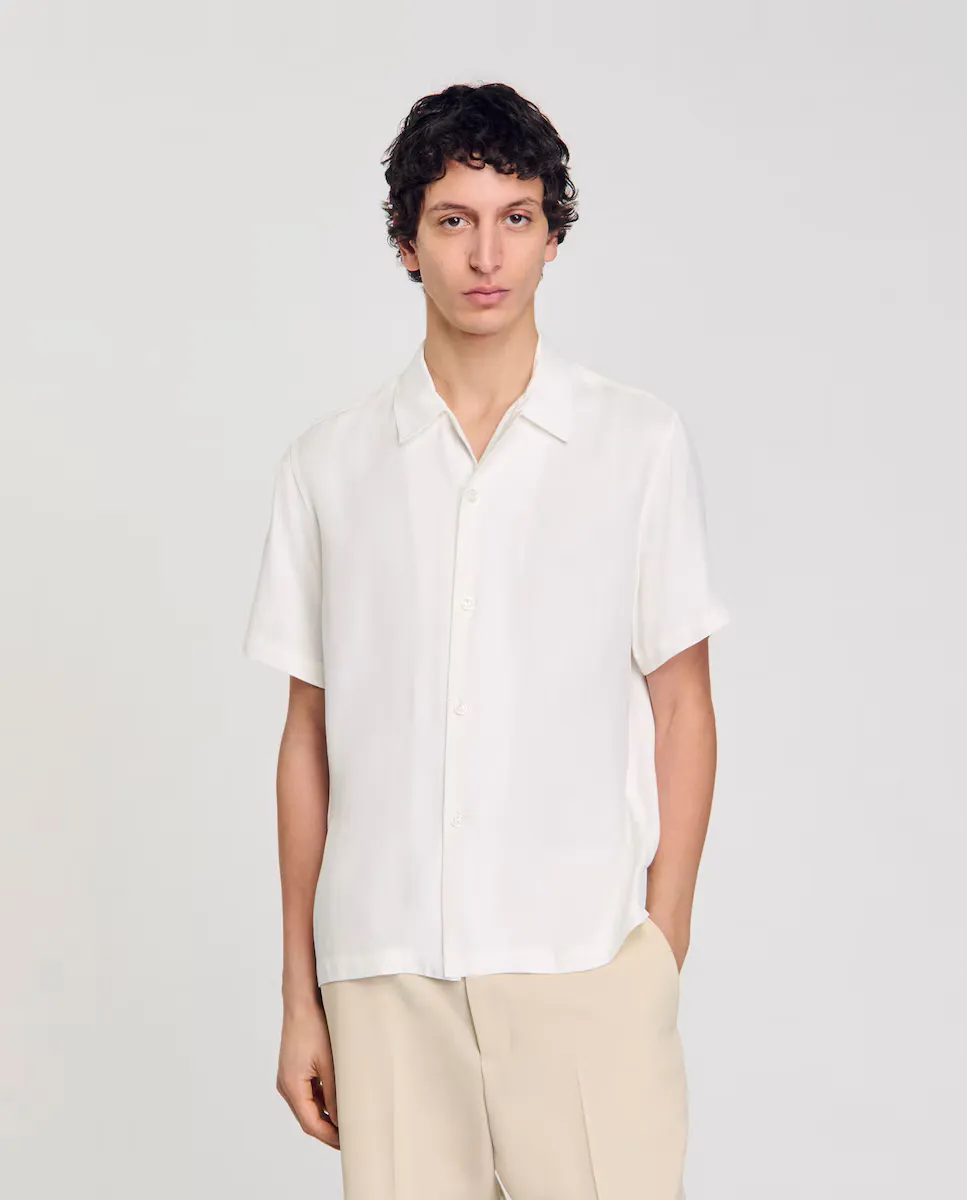 Мужская рубашка с итальянским воротником Sandro, цвет Crudo
Мужская рубашка с итальянским воротником Sandro, цвет Crudo