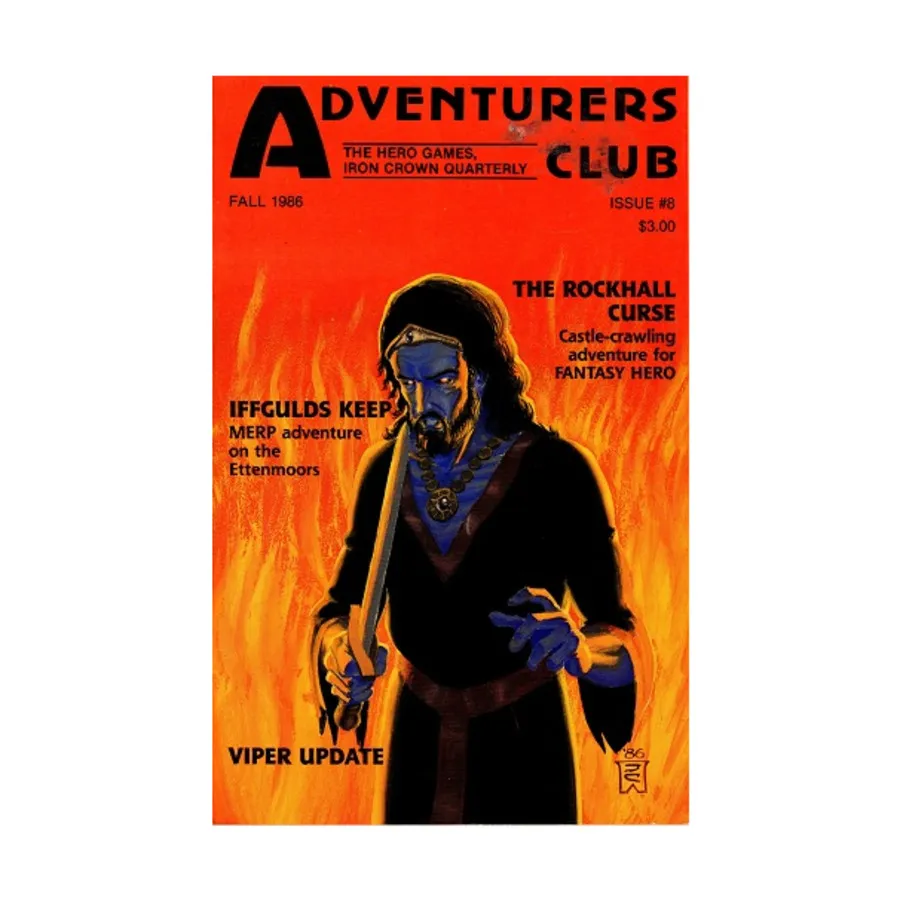 Журнал #8 "Iffgulds Keep MERP Adventure, Fantasy Hero Adventure", Adventurer's Club Magazine
Журнал #8 "Iffgulds Keep MERP Adventure, Fantasy Hero Adventure", Adventurer's Club Magazine