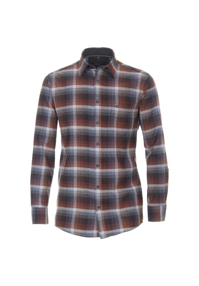 Рубашка свободного кроя в клетку Casamoda, синий
Рубашка свободного кроя в клетку Casamoda, синий