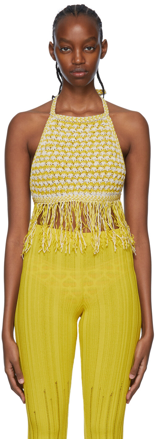 SSENSE Эксклюзивная желтая хлопковая майка Marco Rambaldi
SSENSE Эксклюзивная желтая хлопковая майка Marco Rambaldi