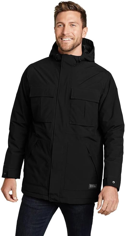 Мужская утепленная парка Eddie Bauer Rainfoil, Black
Мужская утепленная парка Eddie Bauer Rainfoil, Black