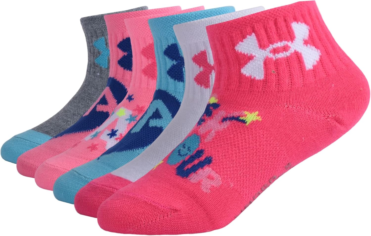 Under Armour детские носки Essential Quarter, набор, Neon Pink
Under Armour детские носки Essential Quarter, набор, Neon Pink