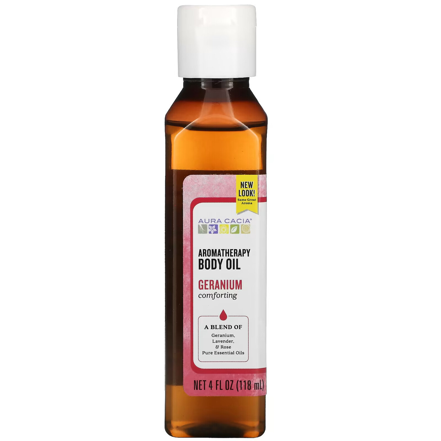 Aura Cacia, Ароматерапевтическое масло для тела, "Успокаивающая герань", 4 жидких унции (118 мл)
Aura Cacia, Ароматерапевтическое масло для тела, "Успокаивающая герань", 4 жидких унции (118 мл)