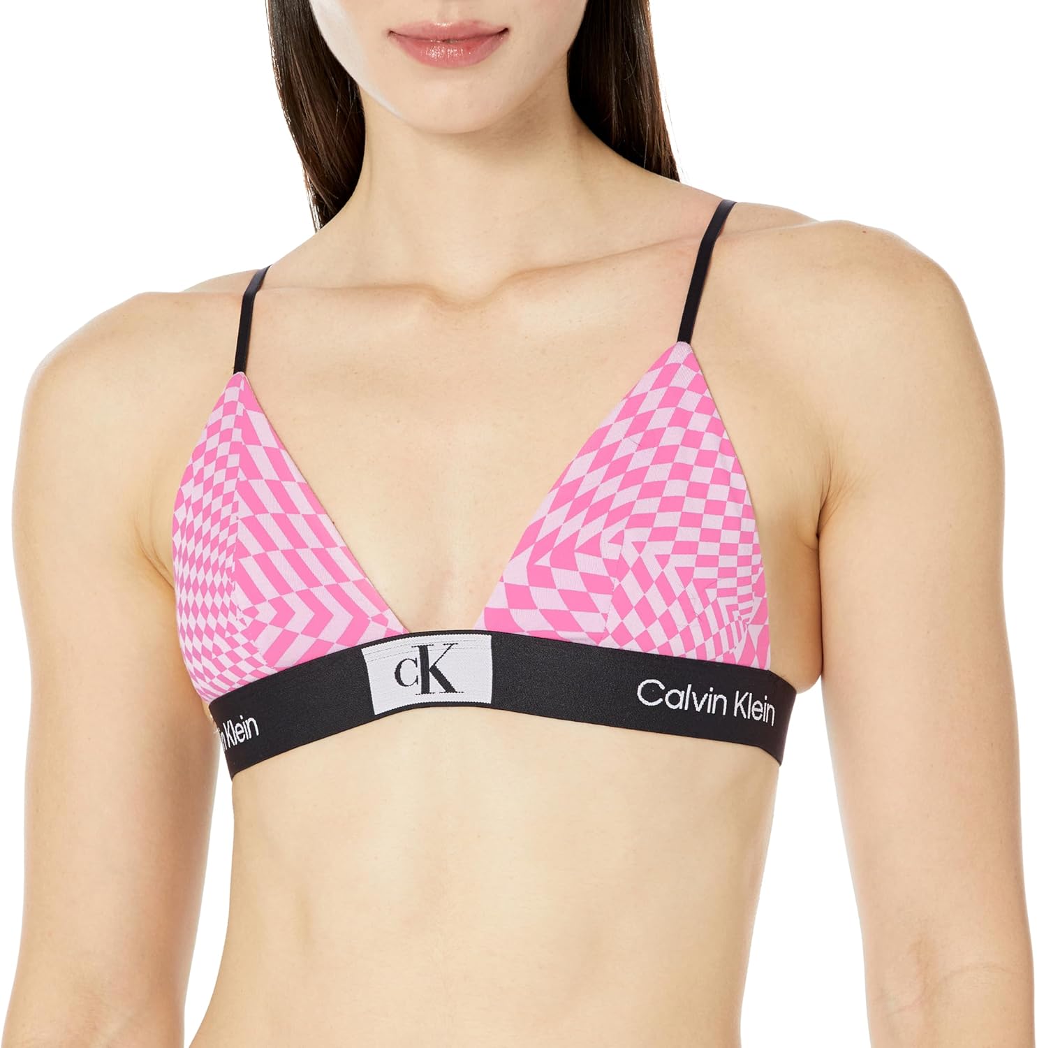 Женский бюстгальтер-бралетт Calvin Klein CK One Cotton Unlined, Warped Checker-Pink Lavender
Женский бюстгальтер-бралетт Calvin Klein CK One Cotton Unlined, Warped Checker-Pink Lavender