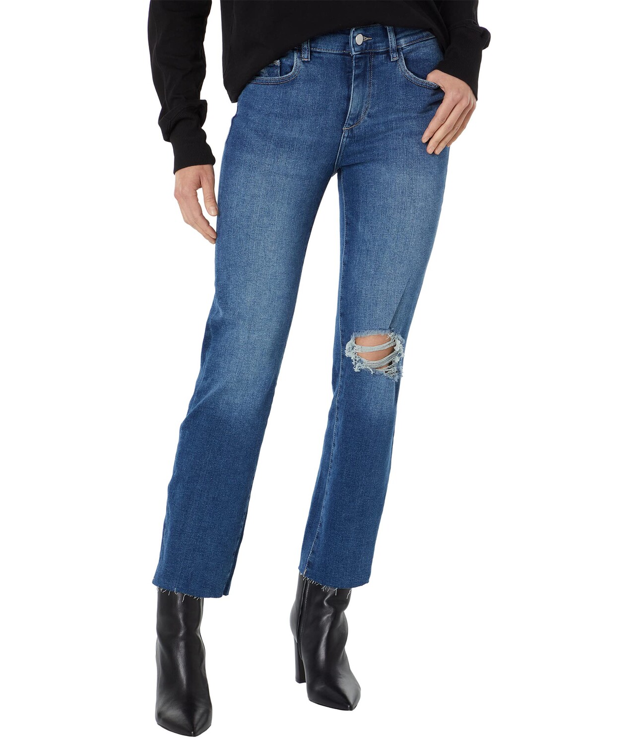 Джинсы DL1961, Mara Straight Mid-Rise Instasculpt Ankle in Mid Distressed Performance
Джинсы DL1961, Mara Straight Mid-Rise Instasculpt Ankle in Mid Distressed Performance