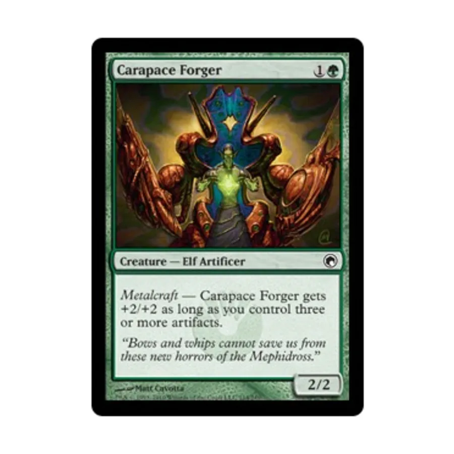 CCG Формирователь панцирей (C), MTG - Scars of Mirrodin
CCG Формирователь панцирей (C), MTG - Scars of Mirrodin