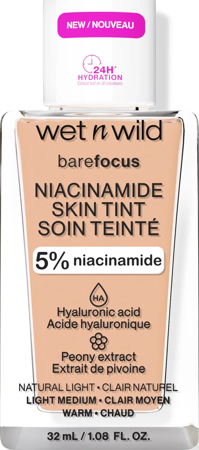 Тональный крем wet n wild bare Focus Niacinamide Skin Tint Natural Light
Тональный крем wet n wild bare Focus Niacinamide Skin Tint Natural Light