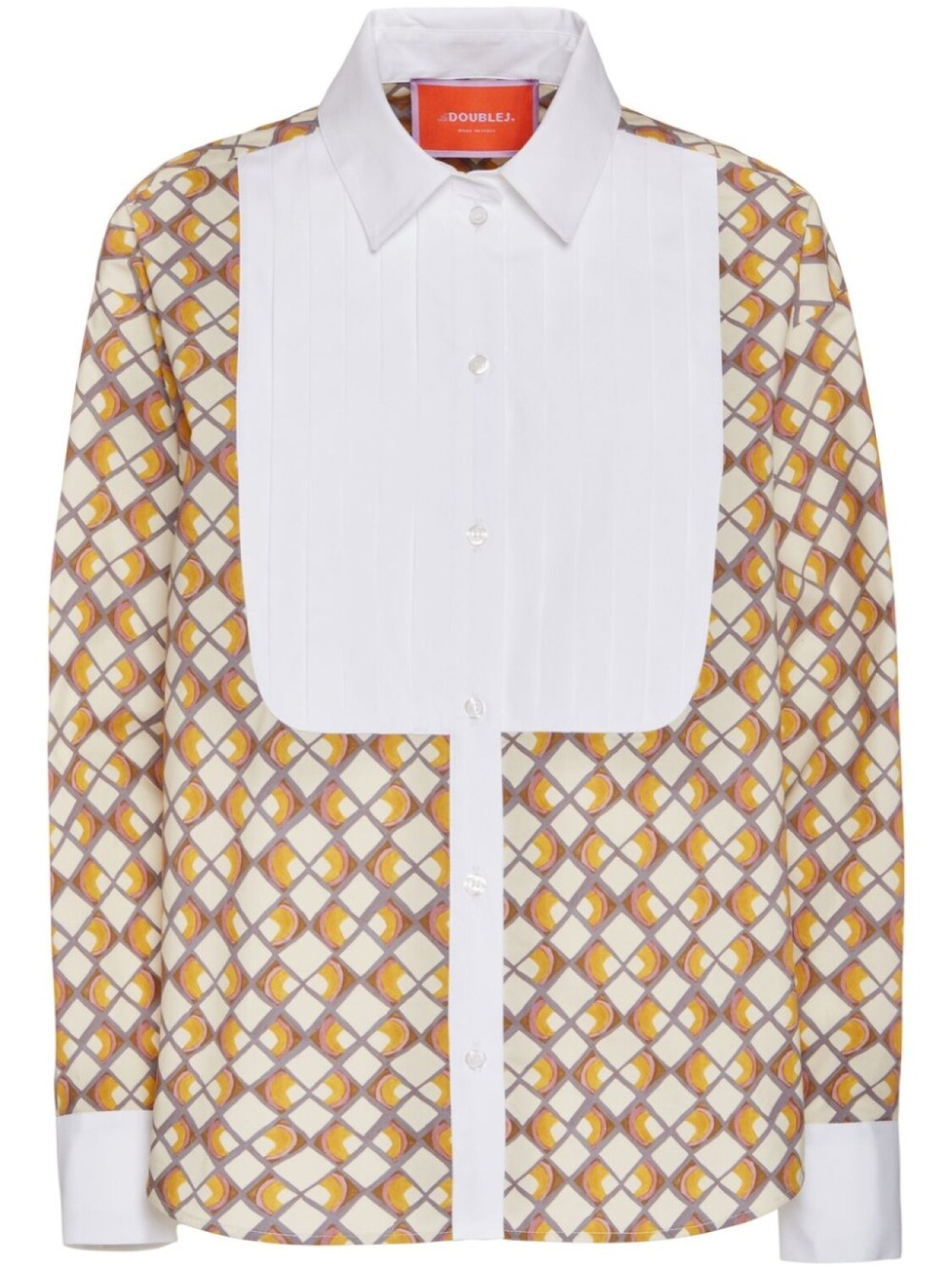 Рубашка с геометричным принтом La DoubleJ, нейтральный цвет
Рубашка с геометричным принтом La DoubleJ, нейтральный цвет