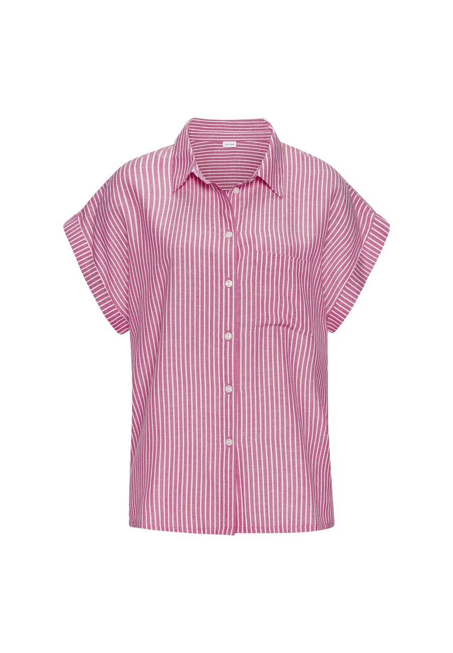 Блуза LASCANA Button-down blouse, Pink Weiß Gestreift/White
Блуза LASCANA Button-down blouse, Pink Weiß Gestreift/White
