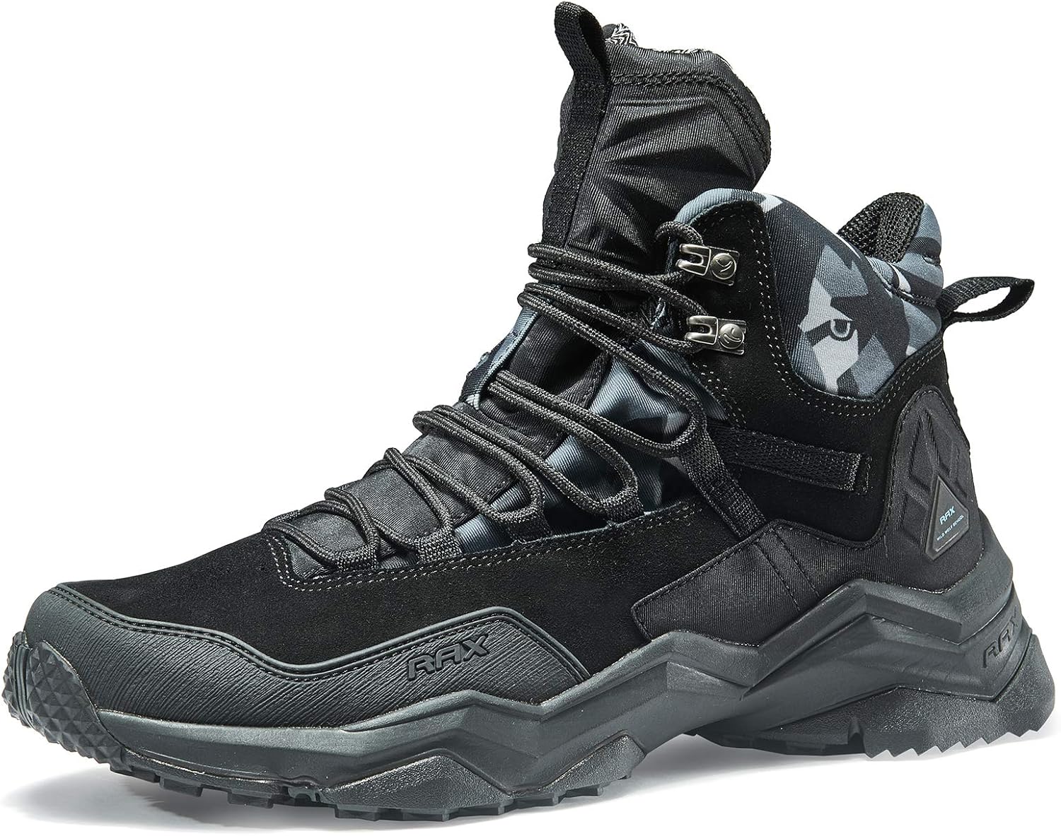 Мужские облегченные водонепроницаемые походные ботинки RAX Wild Wolf Mid Venture, черный
Мужские облегченные водонепроницаемые походные ботинки RAX Wild Wolf Mid Venture, черный