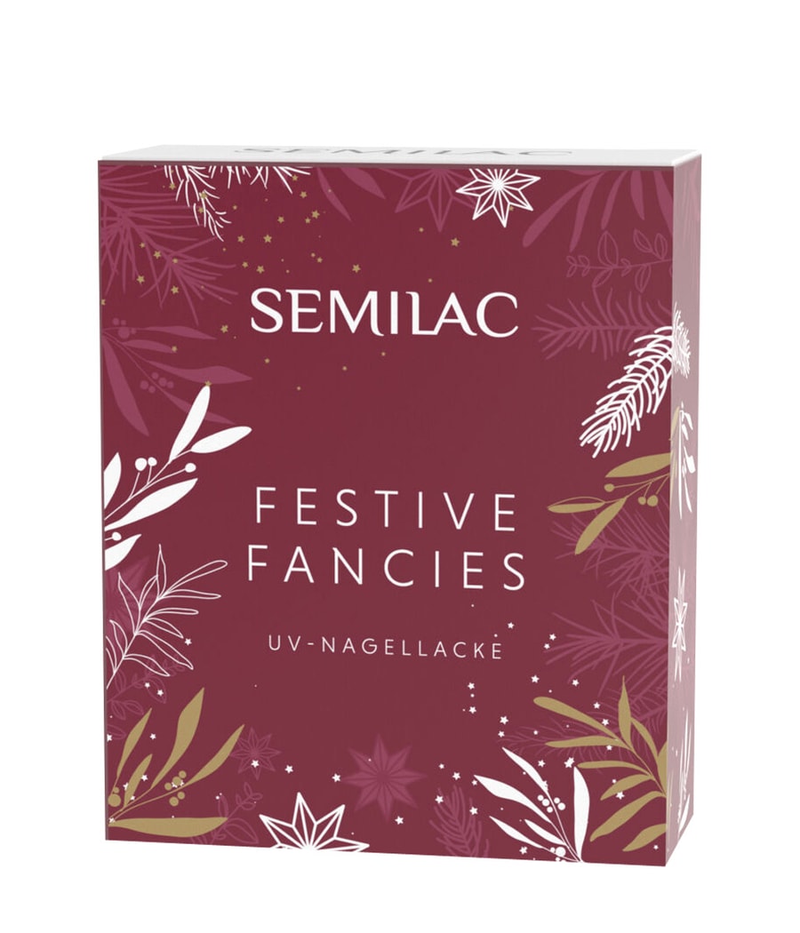 Набор лаков для ногтей Semilac Colour's Set Festive Fancies, 1 шт.
Набор лаков для ногтей Semilac Colour's Set Festive Fancies, 1 шт.