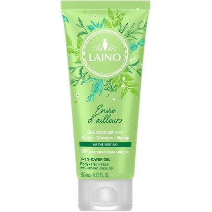 Увлажняющий гель для душа 3 в 1 Зеленый чай 200 мл Laino
Увлажняющий гель для душа 3 в 1 Зеленый чай 200 мл Laino