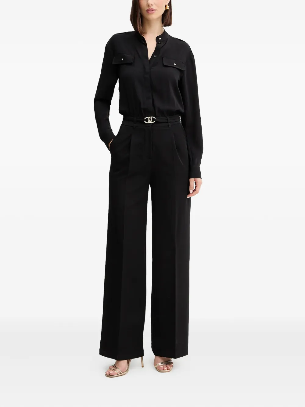 Комбинезон с нашивкой-логотипом Liu Jo, черный
Комбинезон с нашивкой-логотипом Liu Jo, черный