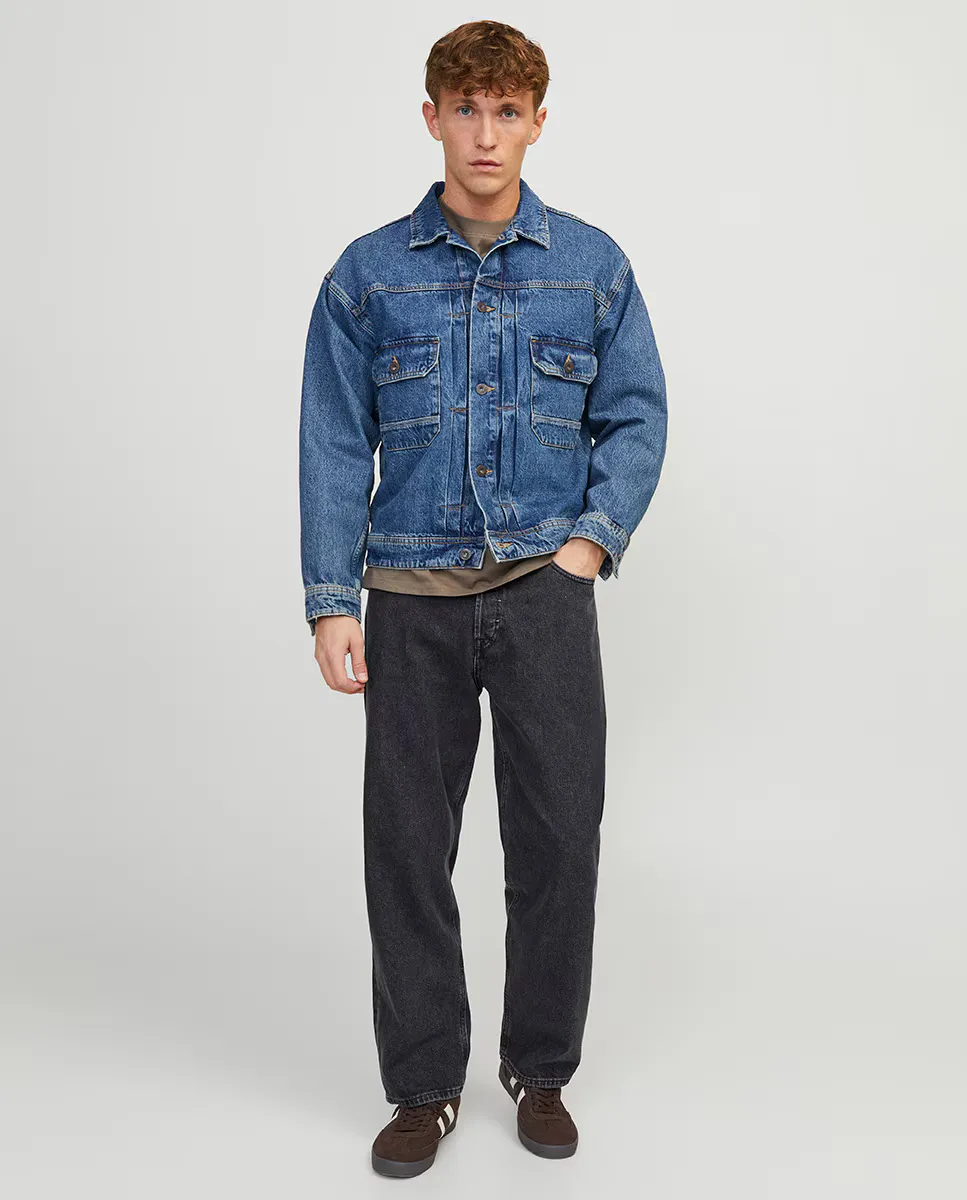 Джинсы свободного кроя с коклюшками спереди и сзади у мужчин Jack & Jones, чёрный
Джинсы свободного кроя с коклюшками спереди и сзади у мужчин Jack & Jones, чёрный