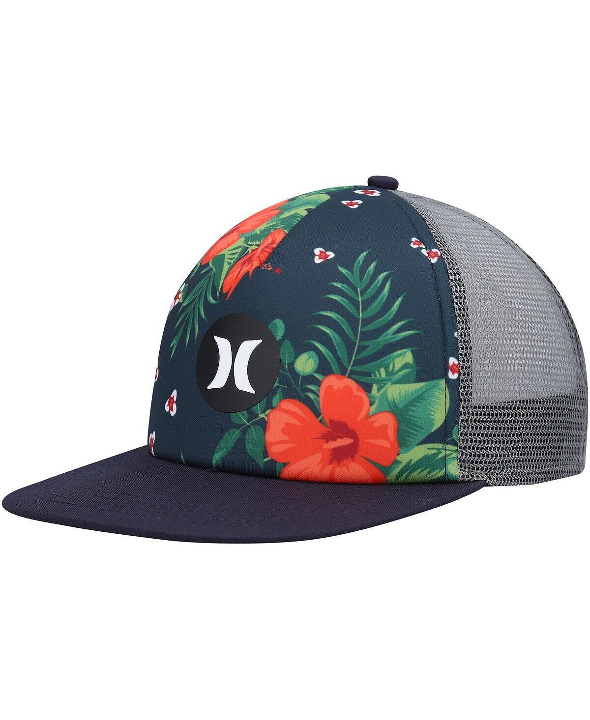 Мужская темно-синяя, серая шляпа Balboa Trucker Snapback Hurley
Мужская темно-синяя, серая шляпа Balboa Trucker Snapback Hurley