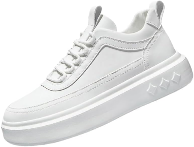 Мужские повседневные спортивные кроссовки с толстой подошвой, верх из ПУ и резиновая подошва. Противоскользящие и прочные. Подходят для улицы и повседневного использования Fmshi, белый
Мужские повседневные спортивные кроссовки с толстой подошвой, верх из ПУ и резиновая подошва. Противоскользящие и прочные. Подходят для улицы и повседневного использования Fmshi, белый