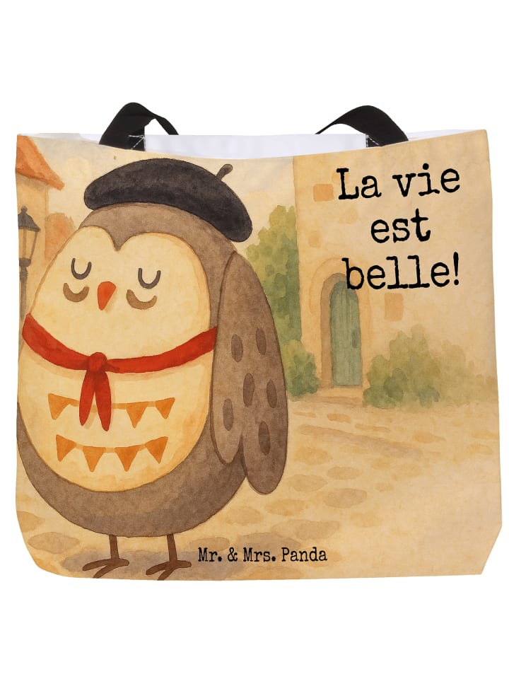 Mr. & Mrs. Panda Сумка-шоппер с изображением совы (Франция) и надписью, белого цвета
Mr. & Mrs. Panda Сумка-шоппер с изображением совы (Франция) и надписью, белого цвета